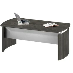 Computer Desks*Safco Medina™ 72" Desk, Gray Steel, 29 1/2"H x 72"W x 36"D