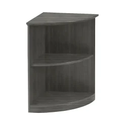 Bookcases*Safco Medina Bookcase 2 Shelf 29 1/2"H, Gray Steel (MVBQ2LGS)