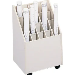 File Cabinets*Safco ® Mobile Files, for Small Roll, Tube Size: 2-3/4x2-3/4", 20 Tubes/file