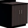 Storage Cabinets*Safco ® Modular Break Room Two Doors/Two Adjustable Shelves Base Cabinet, Asian Night/Black, 36"H x 36"W x 25"D