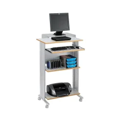 Standing Desks*Safco Muv 30"W Fixed-Height Desk, Steel/Laminate (1923GR)