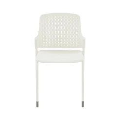 Folding & Stacking*Safco Next High-Impact Polypropylene Office Chair, White, 4/Carton (4287WH)