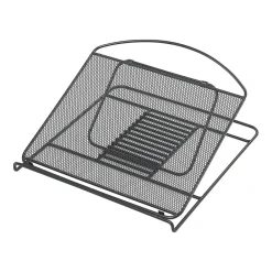Onyx 12.25"W x 12.25"D Steel Mesh Laptop Stand, Black (2161BL)<Safco Discount