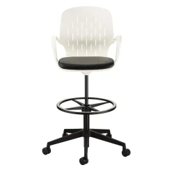 Office Chairs*Safco ® Shell™ Vinyl Upholstered Extended-Height Chair, White (7014WH)