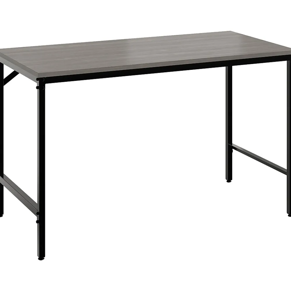 Office Desks*Safco Simple 46" Workstation Desk, Sterling Ash (5272BLGR)