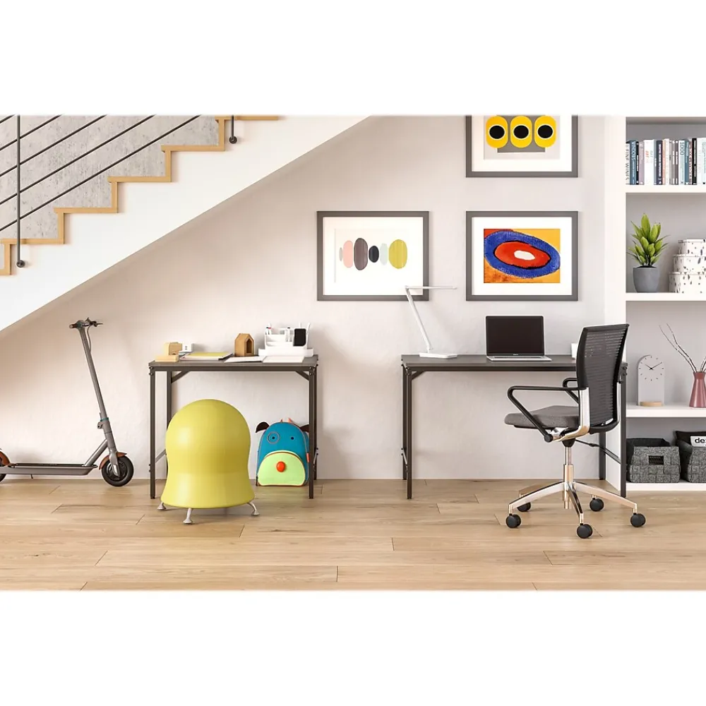 Office Desks*Safco Simple 46" Workstation Desk, Sterling Ash (5272BLGR)