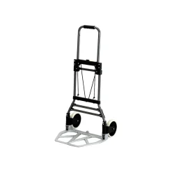Safco STOW AWAY Collapsible Hand Truck, 275 lbs., Aluminum/Black (4062)