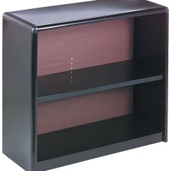 Bookcases*Safco ValueMate Economy 28"H 2-Shelf Steel Bookcase, Black (7170BL)