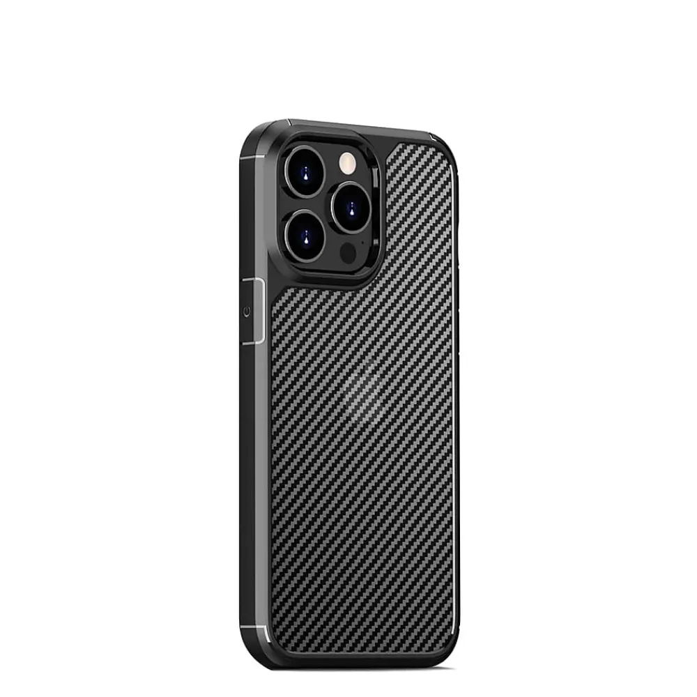 SaharaCase Anti-Slip MagSafe Phone Case for iPhone 15 Pro Max, Shock Absorbing, Black (CP00470)