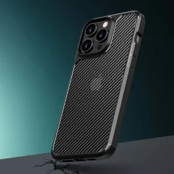 SaharaCase Anti-Slip MagSafe Phone Case for iPhone 15 Pro, Shock Absorbing, Black (CP00457)