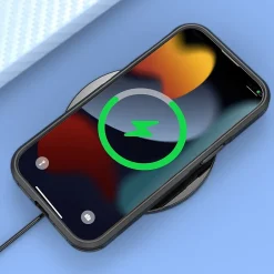 SaharaCase Armor Series Hard Shell Case, Tempered Glass Screen, Camera Protector for iPhone 15 Pro Max, Black (CP482ZD128ZD131)