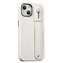 SaharaCase FingerGrip MagSafe Phone Case for iPhone 15 Plus, Shock Absorbing, White (CP00453)