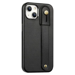 SaharaCase FingerGrip MagSafe Phone Case for iPhone 15 Plus, Shock Absorbing, Black (CP00452)
