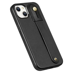 SaharaCase FingerGrip MagSafe Phone Case for iPhone 15 Plus, Shock Absorbing, Black (CP00452)