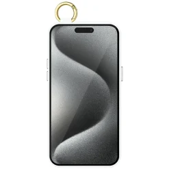 SaharaCase FingerGrip Phone Case for iPhone 15 Pro Max, Shock Absorbing, White (CP00485)