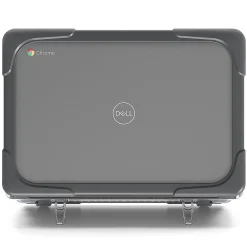 Hard Shell Laptop Case for Dell Chromebook, Gray/Clear (LT00054)<SaharaCase Clearance