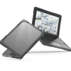 Hard Shell Laptop Case for Dell Chromebook, Gray/Clear (LT00054)<SaharaCase Clearance