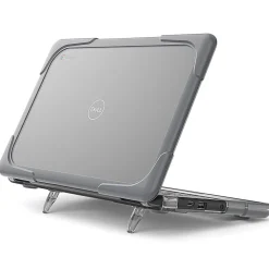 Hard Shell Laptop Case for Dell Chromebook, Gray/Clear (LT00054)<SaharaCase Clearance