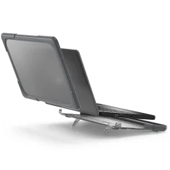 Hard Shell Laptop Case for Dell Chromebook, Gray/Clear (LT00054)<SaharaCase Clearance