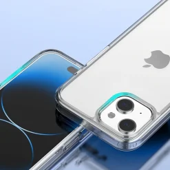 SaharaCase Hybrid-Flex Hard Shell MagSafe Phone Case for iPhone 15 Plus, Shock Absorbing, Clear (CP00447)