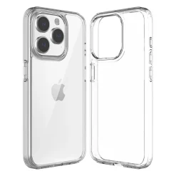 SaharaCase Hybrid-Flex Hard Shell MagSafe Phone Case for iPhone 15 Pro, Shock Absorbing, Clear (CP00456)