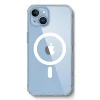 SaharaCase Hybrid-Flex Hard Shell MagSafe Phone Case for iPhone 15, Shock Absorbing, Clear (CP00441)