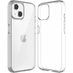 SaharaCase Hybrid-Flex Hard Shell MagSafe Phone Case for iPhone 15, Shock Absorbing, Clear (CP00438)