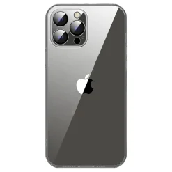 SaharaCase Hybrid-Flex Hard Shell MagSafe Phone Case for iPhone 15 Pro, Shock Absorbing, Clear Black (CP00458)