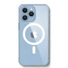 SaharaCase Hybrid-Flex Hard Shell MagSafe Phone Case for iPhone 15 Pro, Shock Absorbing, Clear (CP00459)