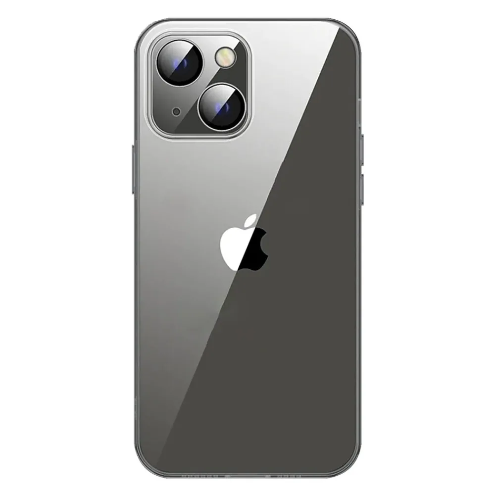 SaharaCase Hybrid-Flex Ultra Thin MagSafe Phone Case for iPhone 15 Plus, Shock Absorbing, Black (CP00449)