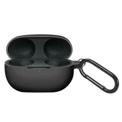 SaharaCase Venture Silicone Case for WF-1000XM5 Earbuds, Black (HP00126)