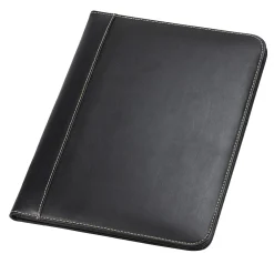 Faux Leather Portfolio Case, Black (71710)<Samsill Clearance