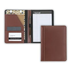 Junior Leather Portfolio Case, Tan (71736)<Samsill Outlet
