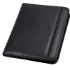 Professional Leather Padfolio/Notepad, Black (70820)<Samsill New
