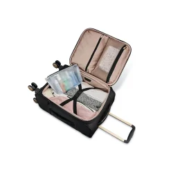 22" Carry-On Suitcase, 4-Wheeled Spinner, Black (128168-1041)<Samsonite Discount