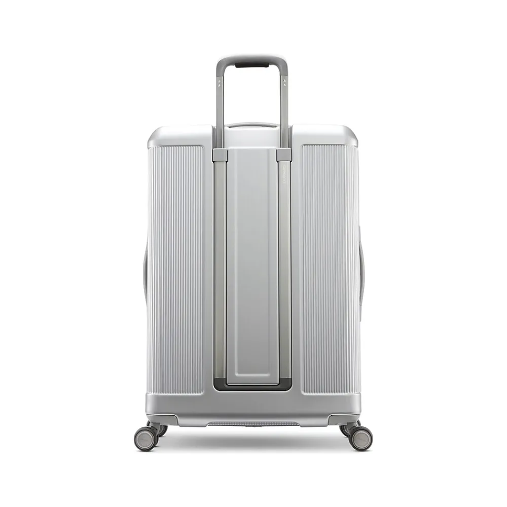 23" Hardside Carry-On Suitcase, 4-Wheeled Spinner, TSA Checkpoint Friendly, Silver (139024-7378)<Samsonite Sale