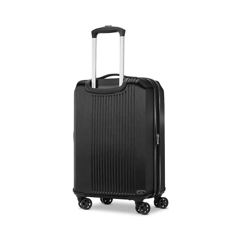 Alliance SE 22" Hardside Carry-On Suitcase, 4-Wheeled Spinner, TSA Checkpoint Friendly, Bass Black (145793-1027)<Samsonite