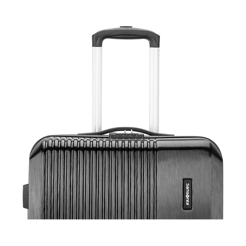 Alliance SE 22" Hardside Carry-On Suitcase, 4-Wheeled Spinner, TSA Checkpoint Friendly, Bass Black (145793-1027)<Samsonite