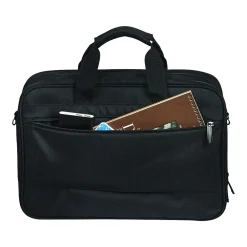 Classic Business 2.0 Laptop Briefcase, Black Polyester (144294-1041)<Samsonite Outlet