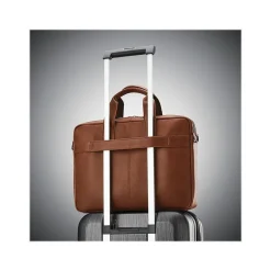 Classic Leather Slim Briefcase, Cognac (126038-1221)<Samsonite