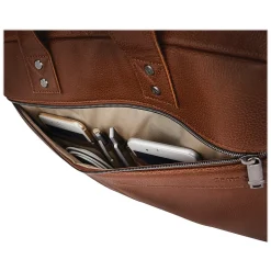 Classic Leather Slim Briefcase, Cognac (126038-1221)<Samsonite