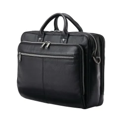 Classic Leather Top Loading Briefcase, Black (126039-1041)<Samsonite New