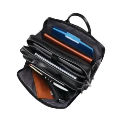Classic Leather Top Loading Briefcase, Black (126039-1041)<Samsonite New