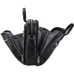 Classic Leather Top Loading Briefcase, Black (126039-1041)<Samsonite New