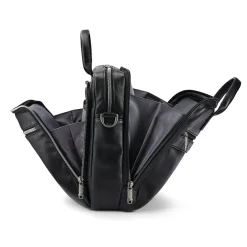 Classic Leather Top Loading Briefcase, Black (126039-1041)<Samsonite New