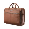 Classic Leather Top Loading Briefcase, Cognac (126039-1221)<Samsonite Hot