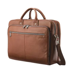 Classic Leather Top Loading Briefcase, Cognac (126039-1221)<Samsonite Hot