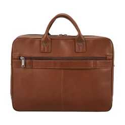 Classic Leather Top Loading Briefcase, Cognac (126039-1221)<Samsonite Hot