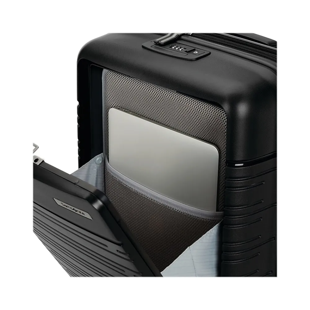 Elevation Plus 23" Hardside Carry-On Suitcase, 4-Wheeled Spinner, TSA Checkpoint Friendly, Triple Black (142910-2620)<Samsonite