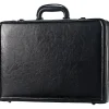 Expandable Laptop Attache, Black Leather (44077-1041)<Samsonite Discount